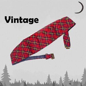 Tartan Plaid Cummerbund is a Festive Tuxedo Accessory and it's VINTAGE